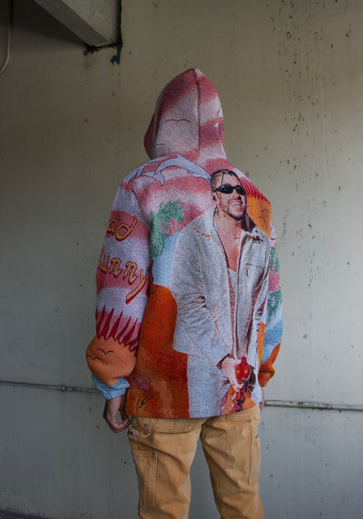 BAD BUNNY WOVEN HOODIE