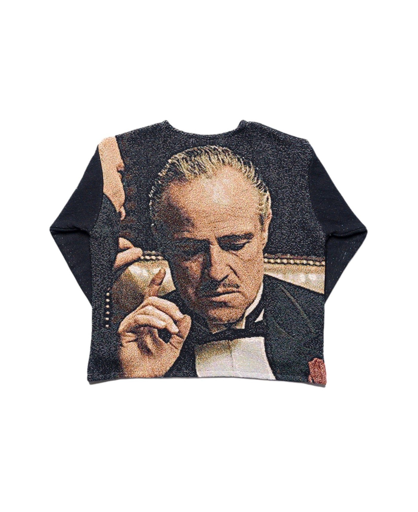 GODFATHER WOVEN CREWNECK