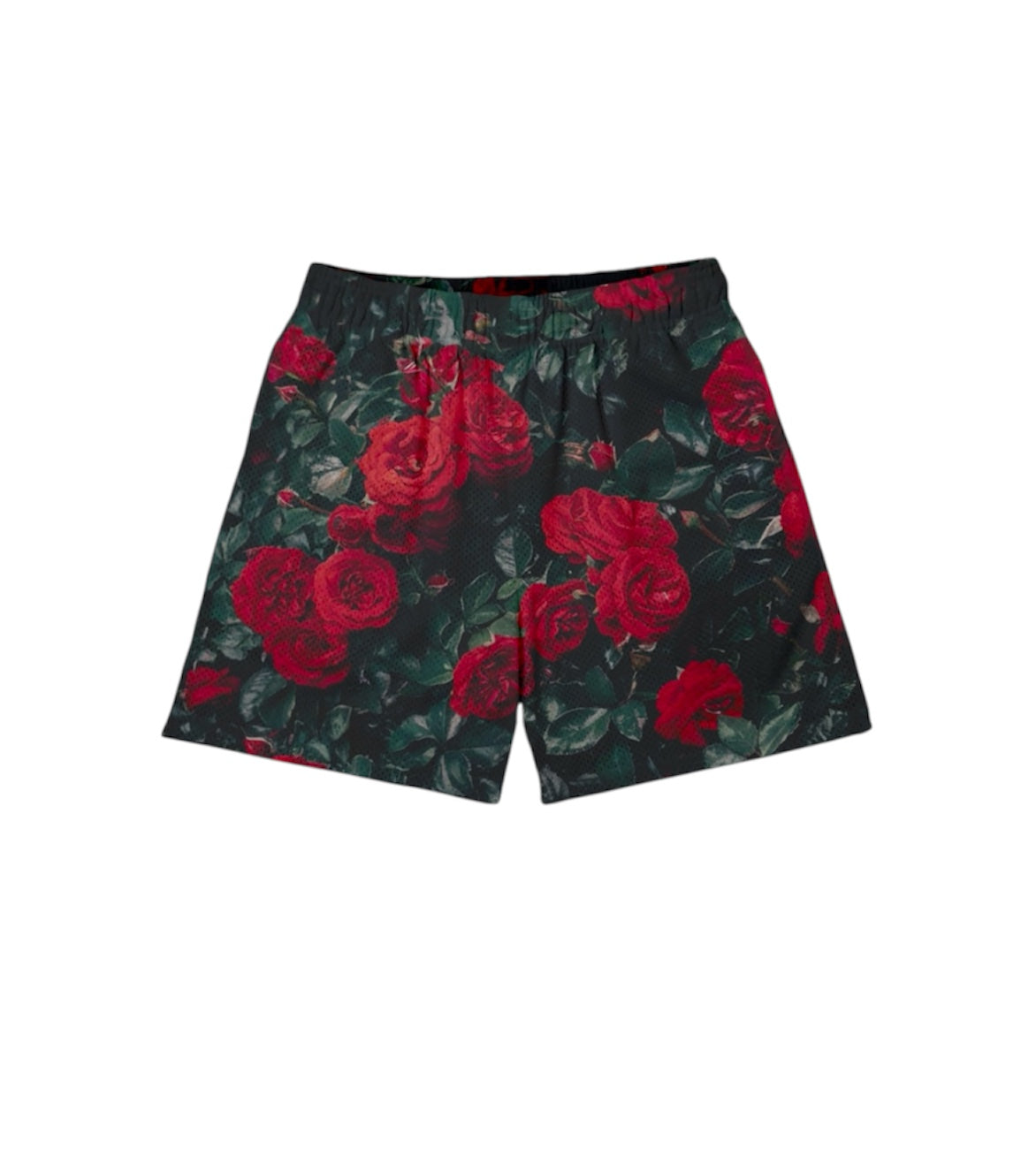 RED ROSES MESH SHORTS