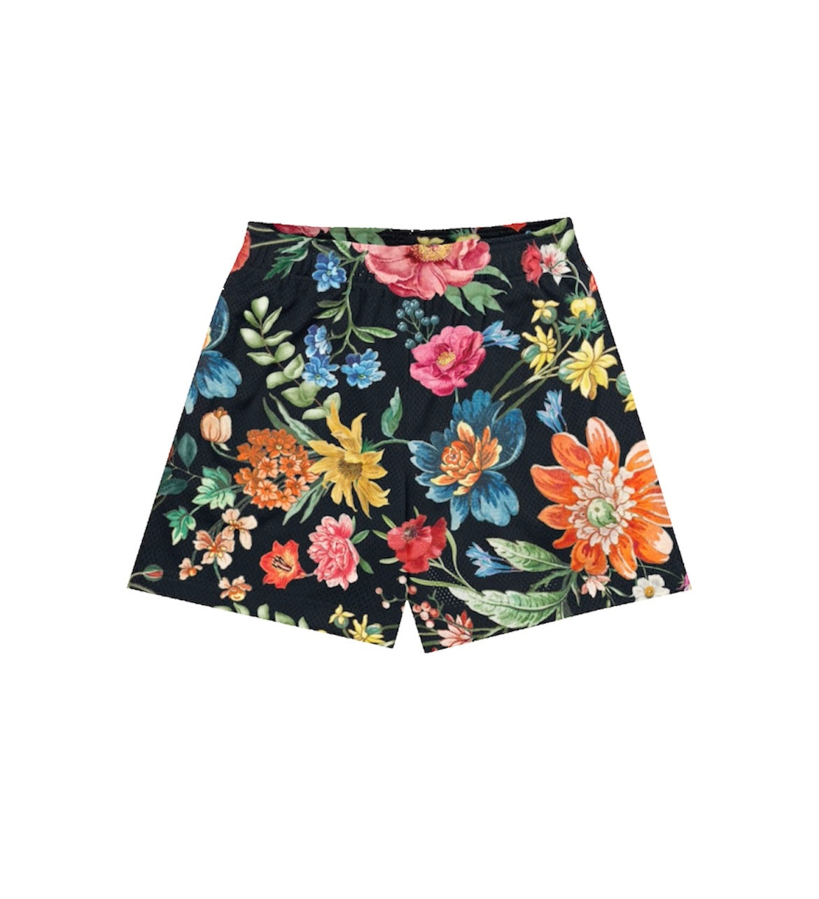 FLORAL MESH SHORTS