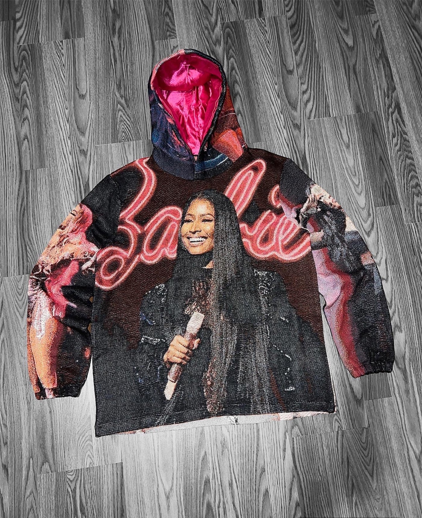 NICKI WOVEN HOODIE