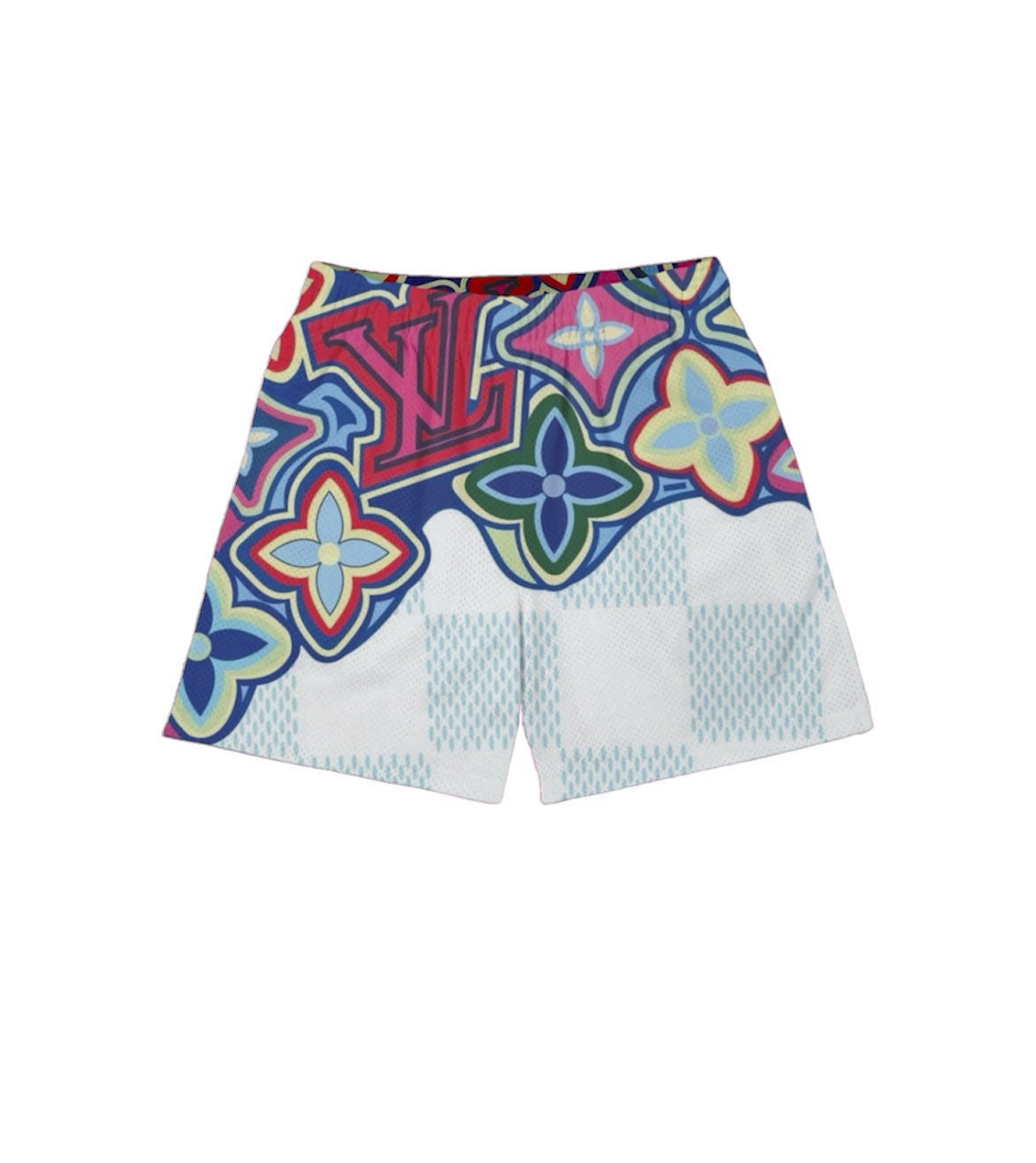 HALFTONE MESH SHORTS