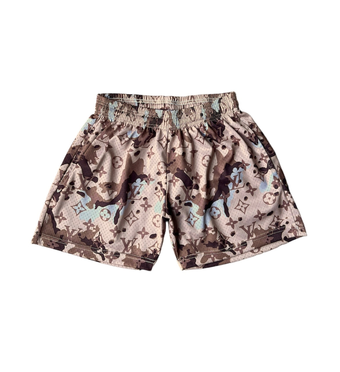 DESERT CAMO MESH SHORTS