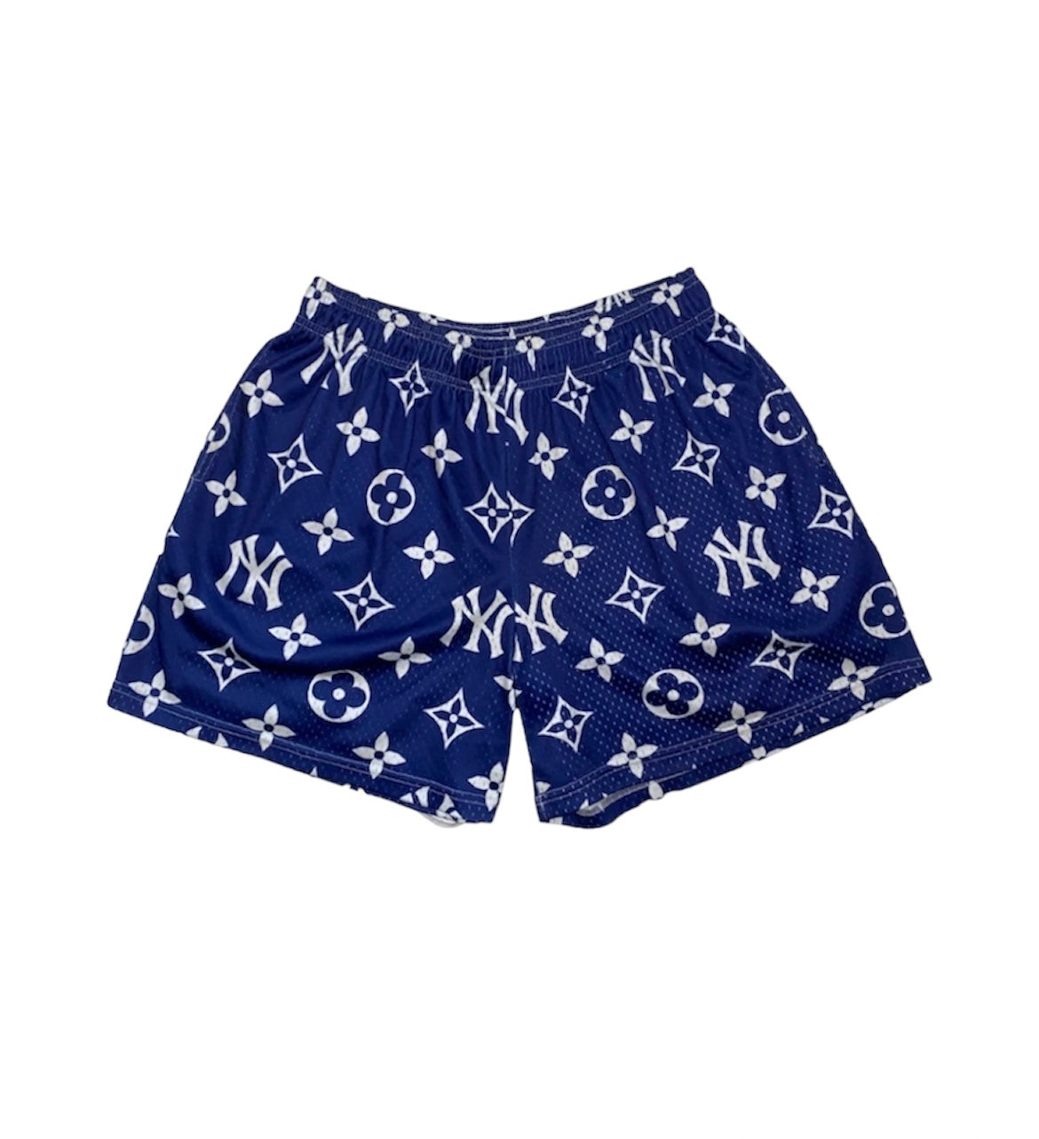 BLUE NY MESH SHORTS