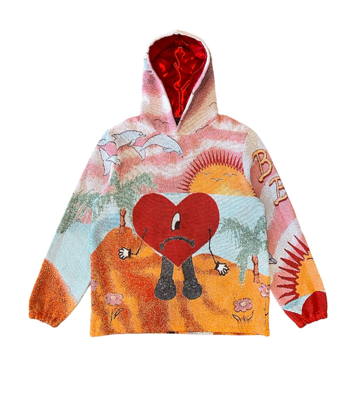 BAD BUNNY WOVEN HOODIE