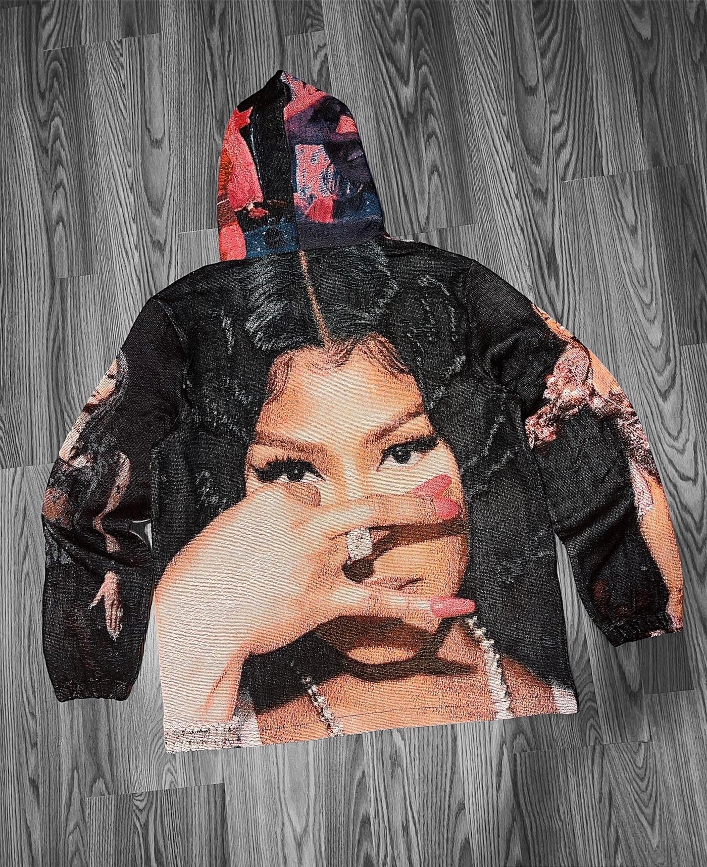 NICKI WOVEN HOODIE
