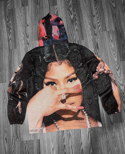 NICKI WOVEN HOODIE