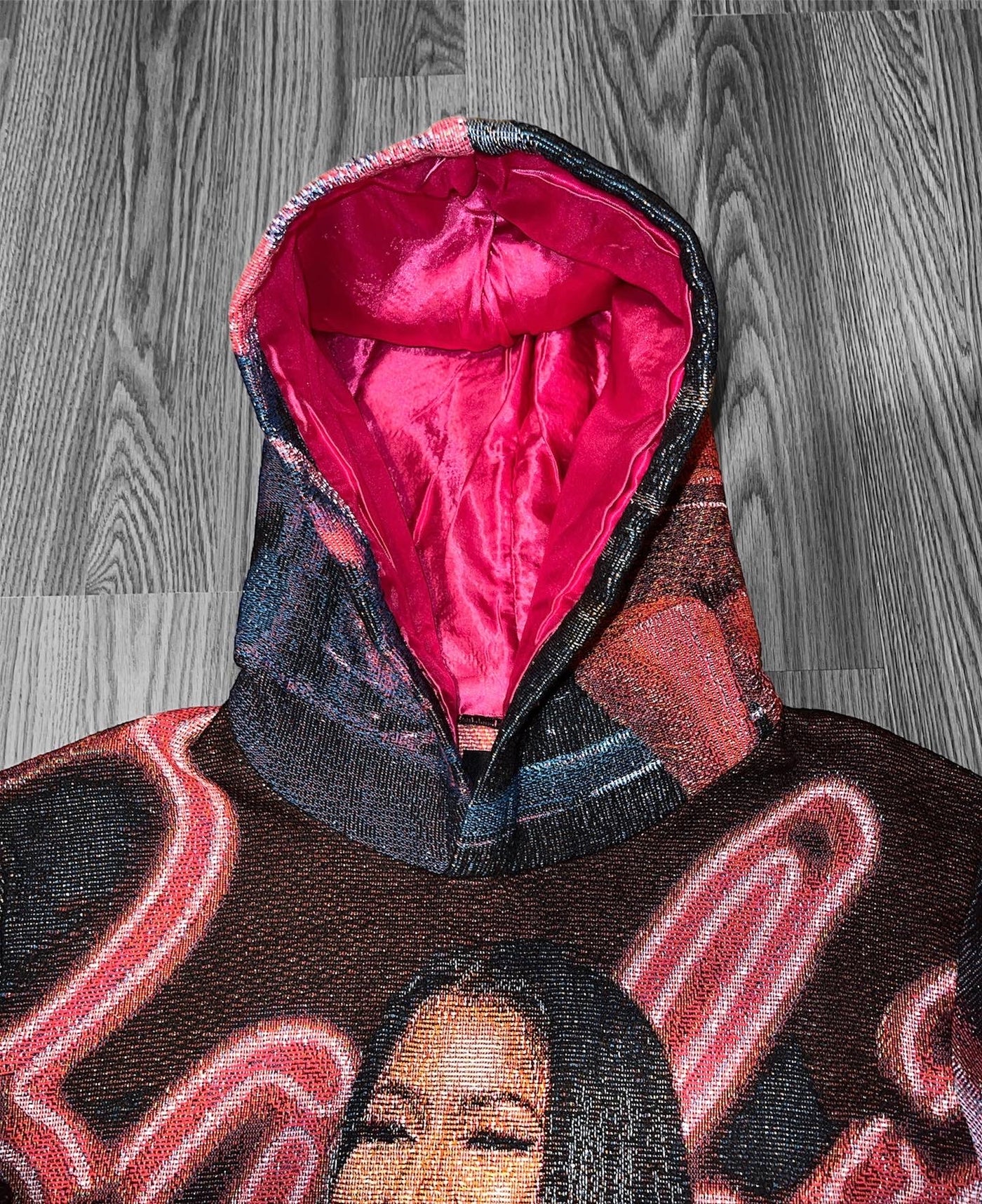 NICKI WOVEN HOODIE
