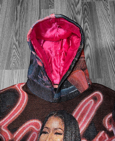 NICKI WOVEN HOODIE