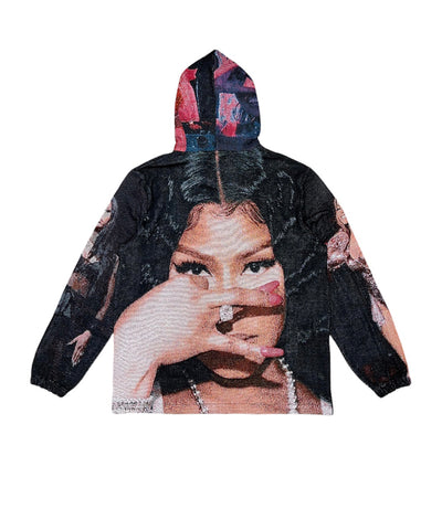 NICKI WOVEN HOODIE