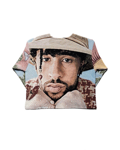 BAD BUNNY WOVEN CREWNECK