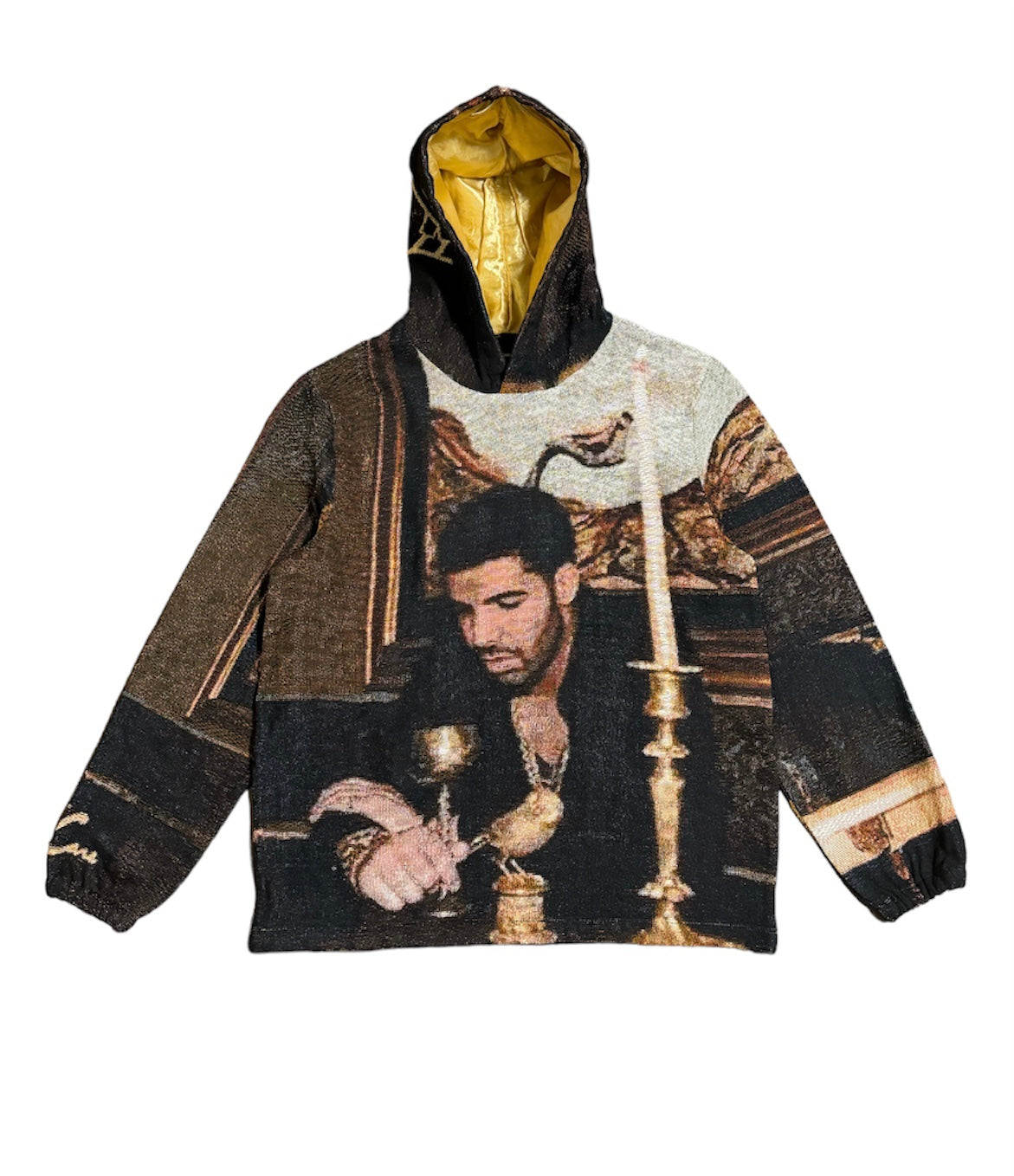 TAKE CARE WOVEN HOODIE