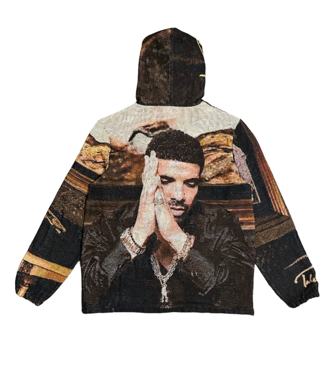 TAKE CARE WOVEN HOODIE