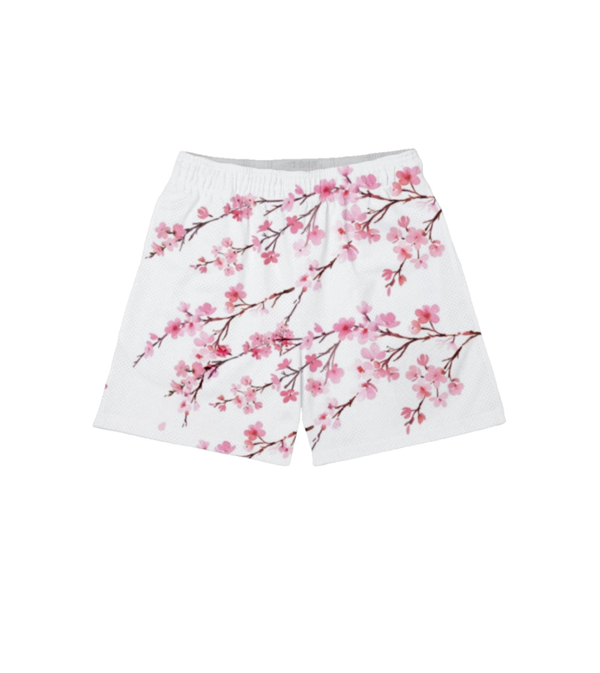 CHERRY BLOSSOM MESH SHORTS