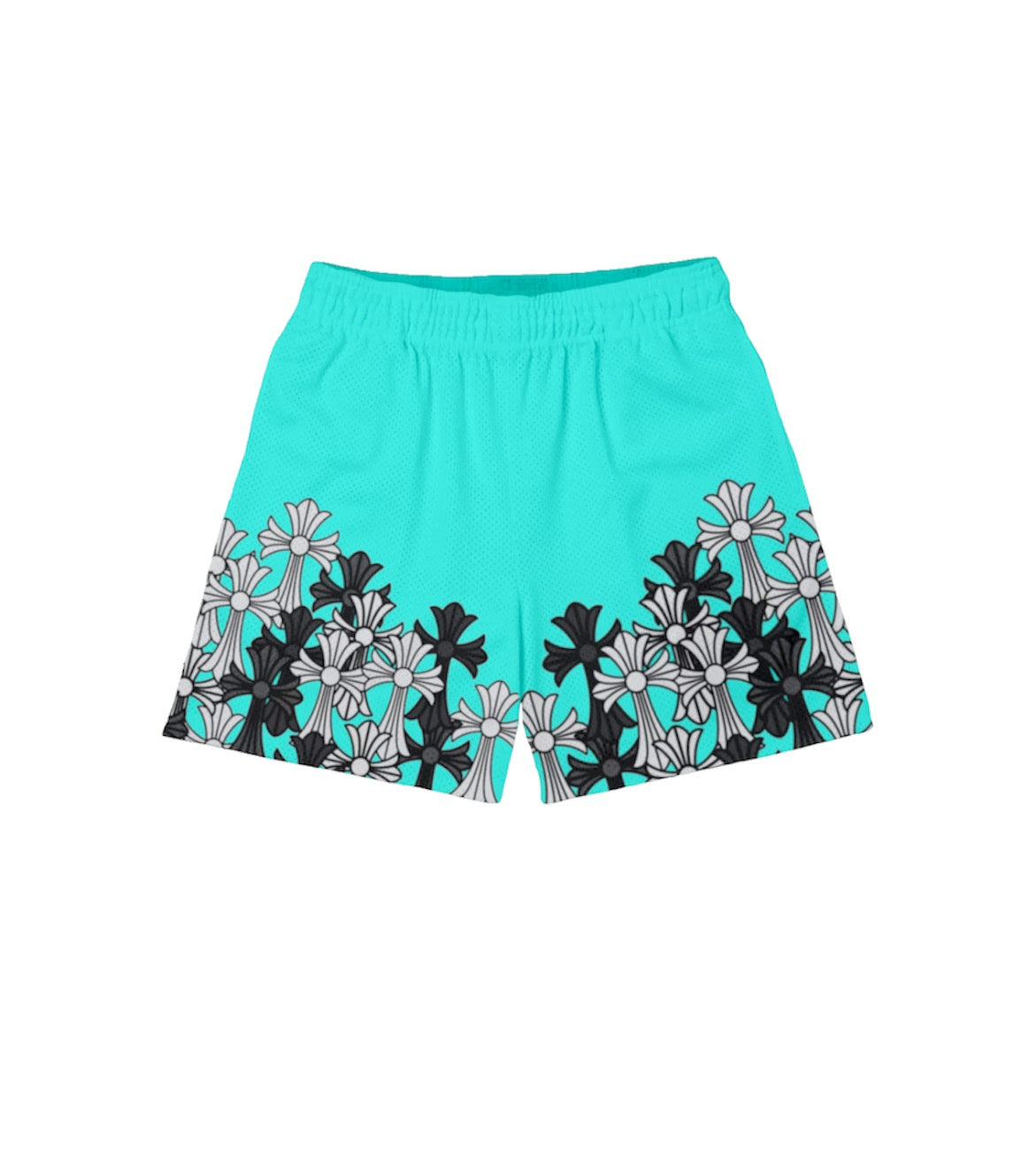 TIFFANY CROSS MESH SHORTS