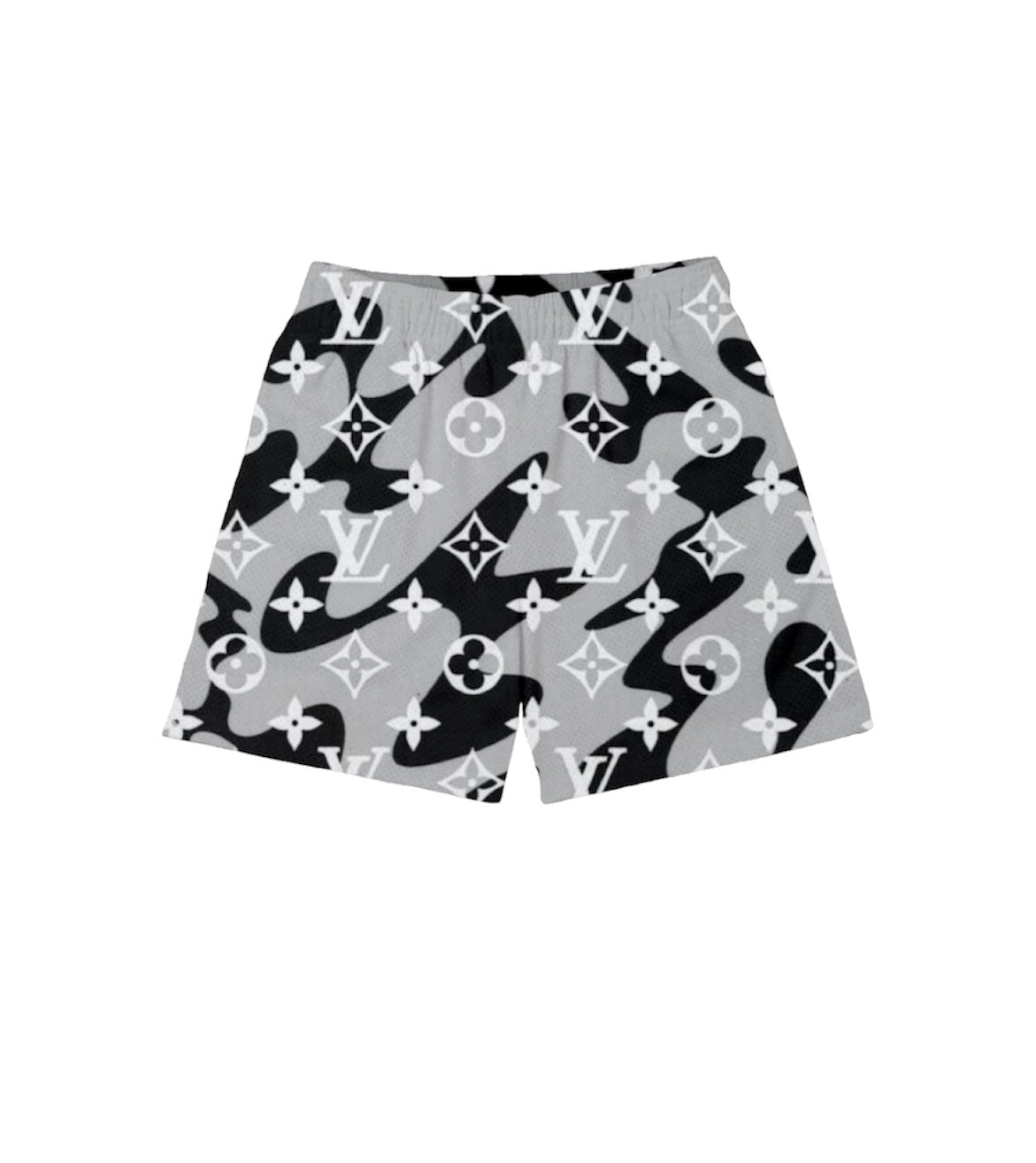WAVY CAMO MESH SHORTS
