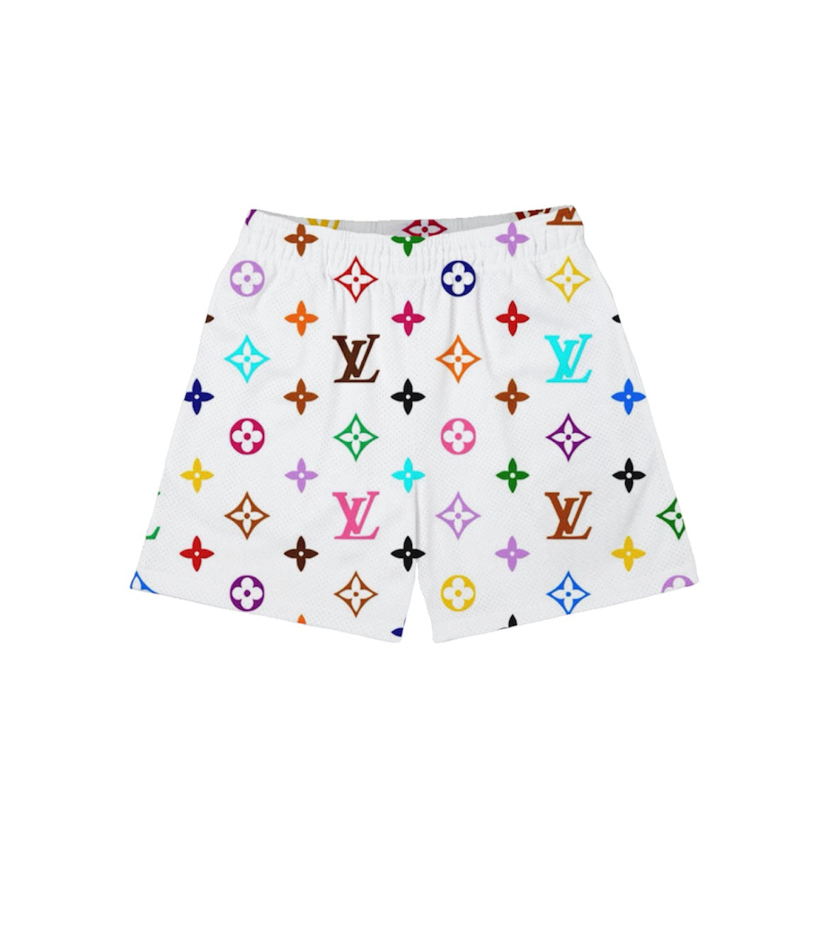 MULTICOLOR MESH SHORTS